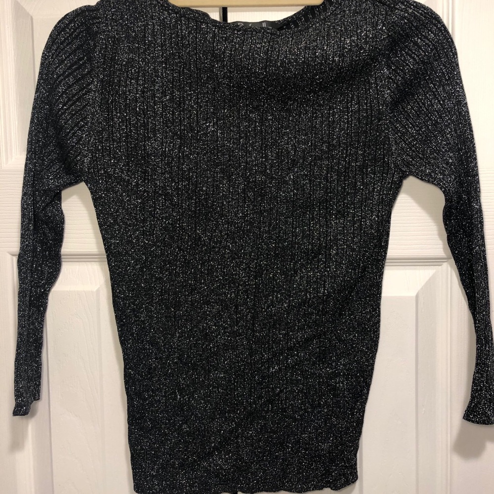 Silk Glittery Top